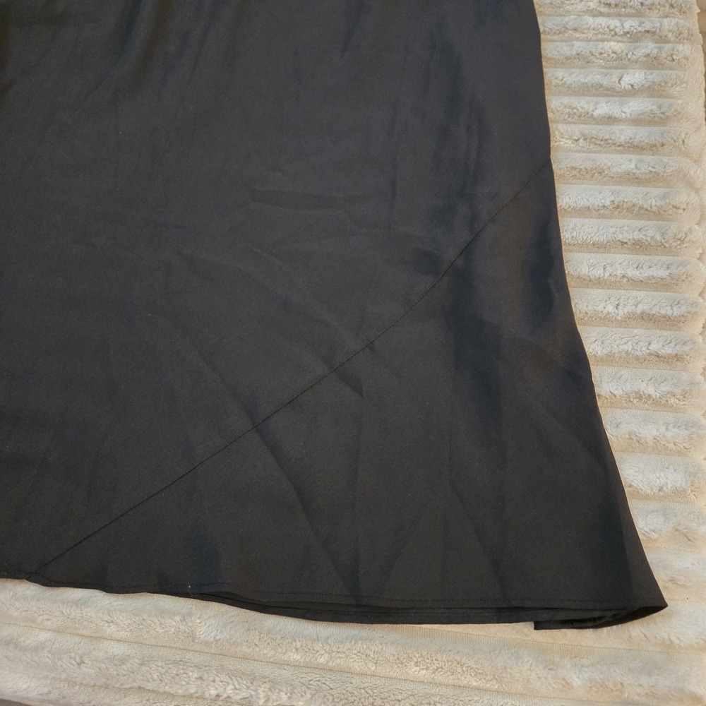 Y2K Betsey Johnson Urban Outfitters S Rosebud Maxi Dress Black Pink With Slip - Picture 9 of 14